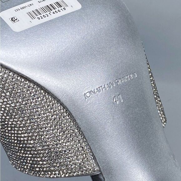 SIMKHAI Asia 90MM Crystal-Embellished Leather Mules size 41 - Picture 16 of 16